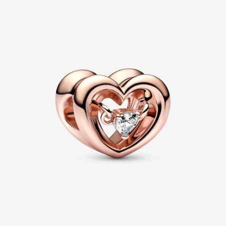 CHARM CUORE SPLENDENTE PIETRA DONNA PANDORA  782493C01 Pandora