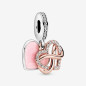 CHARM PENDENTE CUORE E INFINITO ROSA DONNA PANDORA CHARM PENDENTE CUORE E INFINITO ROSA DONNA PANDORA