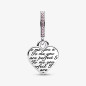CHARM PENDENTE CUORE INFINITO MAMMA SEI PERFETTA DONNA PANDORA CHARM PENDENTE CUORE INFINITO MAMMA SEI PERFETTA DONNA PANDORA