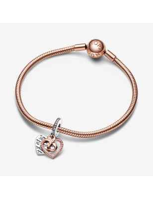 CHARM PENDENTE CUORE INFINITO MAMMA SEI PERFETTA DONNA PANDORA  782641C01 Pandora
