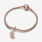 CHARM PENDENTE PIUMA CON PIETRE DONNA PANDORA 