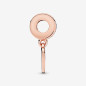 CHARM PENDENTE CUORE PLACCATO ORO ROSA DONNA PANDORA CHARM PENDENTE CUORE PLACCATO ORO ROSA DONNA PANDORA