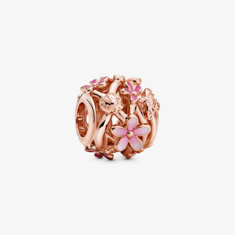 CHARM OPENWORK MARGHERITA ROSA DONNA PANDORA CHARM OPENWORK MARGHERITA ROSA DONNA PANDORA