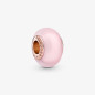 CHARM VETRO MURANO ROSA OPACO DONNA PANDORA