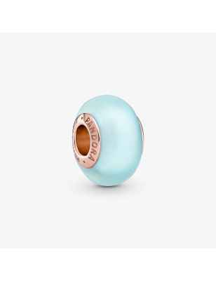 CHARM VETRO MURANO BLU OPACO DONNA PANDORA 