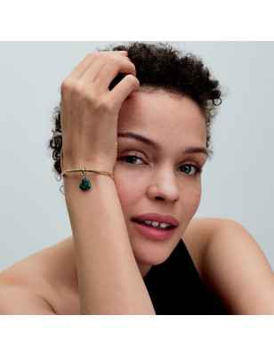 CHARM PENDENTE CUORE OPALE VERDE E BLU PANDORA 763348C01 Pandora