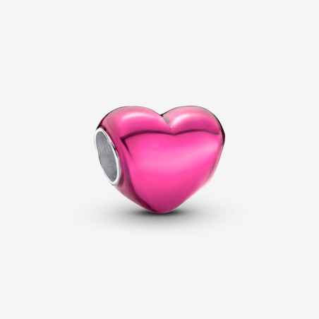 CHARM CUORE METALLICO ROSA DONNA PANDORA  793337C03 Pandora