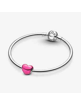 CHARM CUORE METALLICO ROSA DONNA PANDORA  793337C03 Pandora