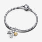 CHARM PENDENTE MESSAGGI DI AMICIZIA DONNA PANDORA 