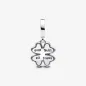CHARM PENDENTE QUADRIFOGLIO CON DIAMANTE DONNA PANDORA 