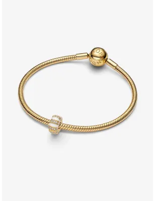 Charm Clip Eleganza Luminosa dorata Donna Pandora