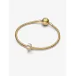 Charm Clip Eleganza Luminosa dorata Donna Pandora