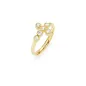 Anello dorato regolabile Croce con zirconi Donna Amen Anello dorato regolabile Croce con zirconi Donna Amen