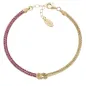 Bracciale Nodo d'Amore dorato con zirconi rossi Donna Amen Bracciale Nodo d'Amore dorato con zirconi rossi Donna Amen