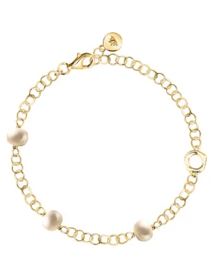 Bracciale dorato Perla Donna Morellato