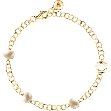 Bracciale dorato Perla Donna Morellato