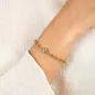 Bracciale dorato Tesori Eterni con Topazio Azzurro Donna Morellato