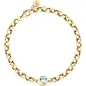 Bracciale dorato Tesori Eterni con Topazio Azzurro Donna Morellato