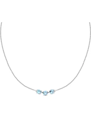 Collana Tesori con tre zirconi azzurri Donna Morellato