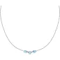 Collana Tesori con tre zirconi azzurri Donna Morellato