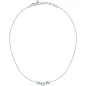 Collana Tesori con tre zirconi azzurri Donna Morellato
