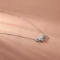 Collana Tesori con tre zirconi azzurri Donna Morellato