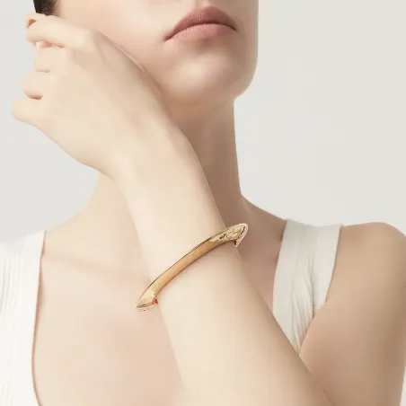 Bracciale bangle dorato Blade Donna Giovanni Raspini