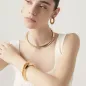 Bracciale bangle dorato Blade Donna Giovanni Raspini