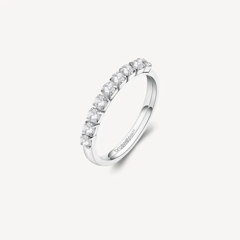 Anello Desideri Acciaio Zirconi M12 DONNA Brosway