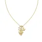 Collana dorata ciondoli Fede, Speranza, Carità Donna Amen Collana dorata ciondoli Fede, Speranza, Carità Donna Amen