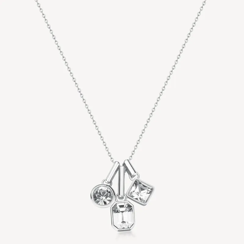 Collana Symphonia Acciaio Tre Cristalli DONNA Brosway