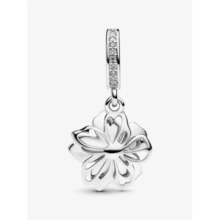 Charm Pendente Fiore di Ciliegio Blu Donna Pandora