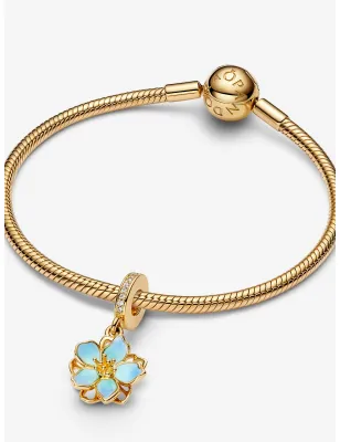 Charm Pendente dorato Fiore di Ciliegio Blu Donna Pandora - category_name - XDMG De Marchi Gianotti