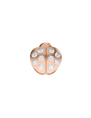 Elemento Coccinella in Oro rosa e diamanti Donnaoro
