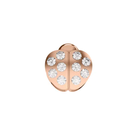 Elemento Coccinella in Oro rosa e diamanti Donnaoro
