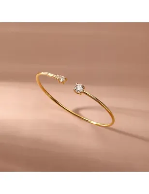 Bracciale rigido aperto con zirconi bianchi Donna Morellato