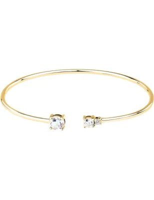 Bracciale rigido aperto con zirconi bianchi Donna Morellato