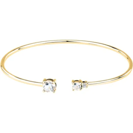 Bracciale rigido aperto con zirconi bianchi Donna Morellato