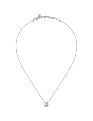 Collana Tesori Eterni punto luce Topazio azzurro Donna Morellato