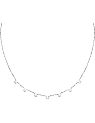 Collana Tesori con zirconi bianchi centrali Donna Morellato