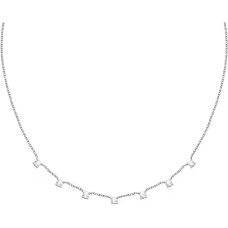 Collana Tesori con zirconi bianchi centrali Donna Morellato