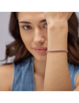 Bracciale Tennis Pvd Oro Zirconi amethyst Desideri DONNA Brosway