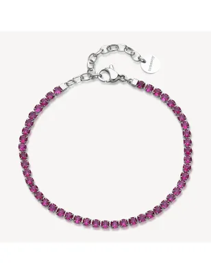 Bracciale Tennis Acciaio Zirconi ruby Desideri DONNA Brosway