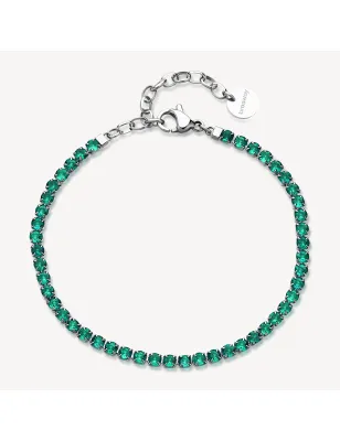 Bracciali Tennis Acciaio Zirconi emerald Desideri DONNA Brosway