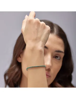 Bracciali Tennis Acciaio Zirconi emerald Desideri DONNA Brosway