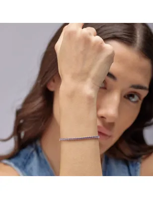 Bracciale Tennis Acciaio Zirconi amethyst Desideri DONNA Brosway