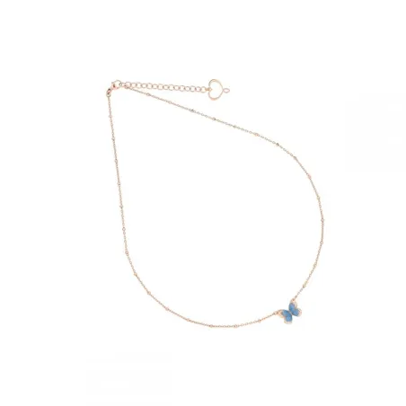 Collana Farfalla azzurra Le Farfalle DONNA Maman et Sophie