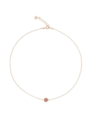 Girocollo Semino d'Amore Sparkling pavé Red Dreams Rossoprezioso