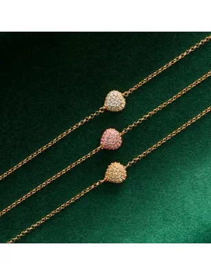 Bracciale Semino d'Amore Sparkling pavé Red Dreams Rossoprezioso