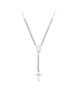 Collana stile Rosario con sfere diamantate Donna Amen CLCRMIBBD4 Amen
